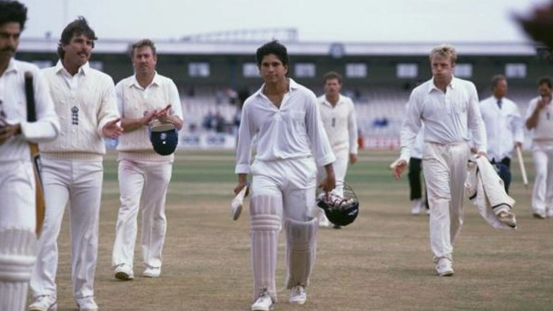On This Day in 1990 17-Year-Old Sachin Tendulkar Scored His Maiden International Century During India vs England Manchester Test Match