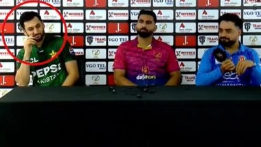 Pakistan Captain Salman Ali Agha Smirks As Journalist Calls Afghanistan Second Best Team in Asia After India During PC Ahead of UAE Tri-Series 2025 (Watch Video)