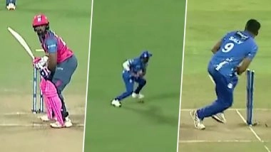 Sanju Samson and Elder Brother Saly Samson Combine To Run Out Subin S During Adani Trivandrum Royals vs Kochi Blue Tigers KCL 2025 (Watch Video)