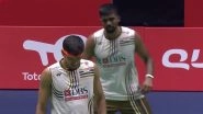 Satwiksairaj Rankireddy and Chirag Shetty Enter BWF World Championships 2025 Quarterfinal; Defeats Sixth Seed Liang Wei Kang and Wang Chang of China to Qualify For Last Eight