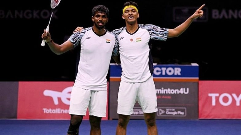 Satwiksairaj Rankireddy and Chirag Shetty vs Aaron Chia and Woo Yik Soh at BWF World Championships 2025 Live Streaming Online: Know TV Channel, Time in IST & Telecast Details for Men's Doubles Quarterfinal Badminton Match Coverage