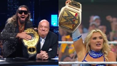 WWE SummerSlam 2025 Night 1 Results: Seth Rollins Cashes in MITB Contract on CM Punk to Become New World Heavyweight Champion, Tiffany Stratton Retains (Watch Video Highlights)