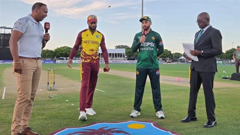 How To Watch PAK vs WI 3rd T20I 2025 Free Live Streaming Online? Get Telecast Details of Pakistan vs West Indies Cricket Match on TV?
