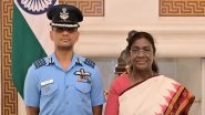 President Droupadi Murmu Discusses Space Experience With IAF Group Captain and Astronaut Shubhanshu Shukla (See Pics)