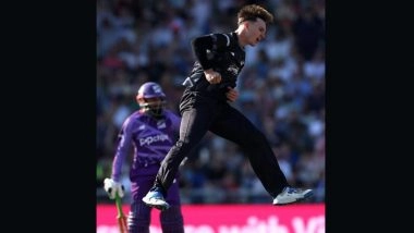 Sonny Baker Scalps Hat-Trick! Manchester Originals Pacer Dismisses Dawid Malan, Tom Lawes and Jacob Duffy in Consecutive Deliveries to Achieve Feat During the Hundred 2025