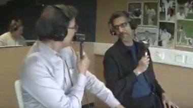 Google CEO Sundar Pichai Joins Harsha Bhogle in Commentary Box During Day 3 of IND vs ENG 5th Test 2025 (Watch Video)