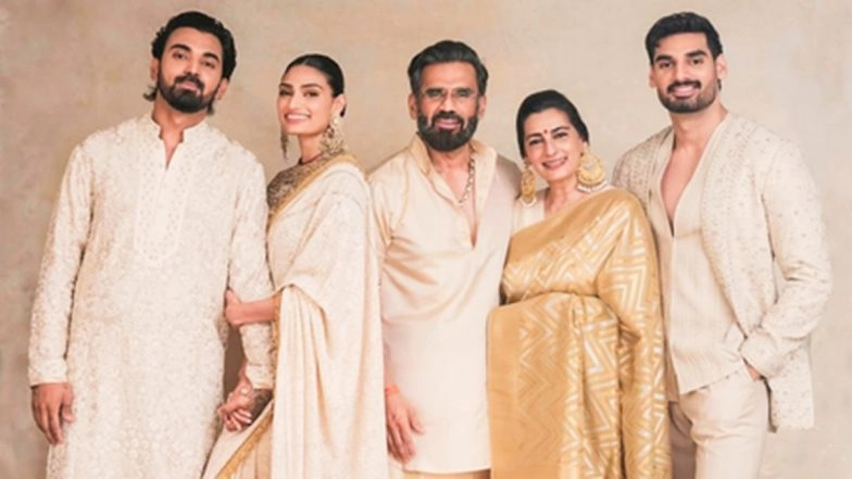 &lsquo;Happy Birthday to the Best Father&rsquo;: Actor Suniel Shetty Turns 64; Athiya Shetty, Ahan Shetty and KL Rahul Drop Lovely Birthday Wishes