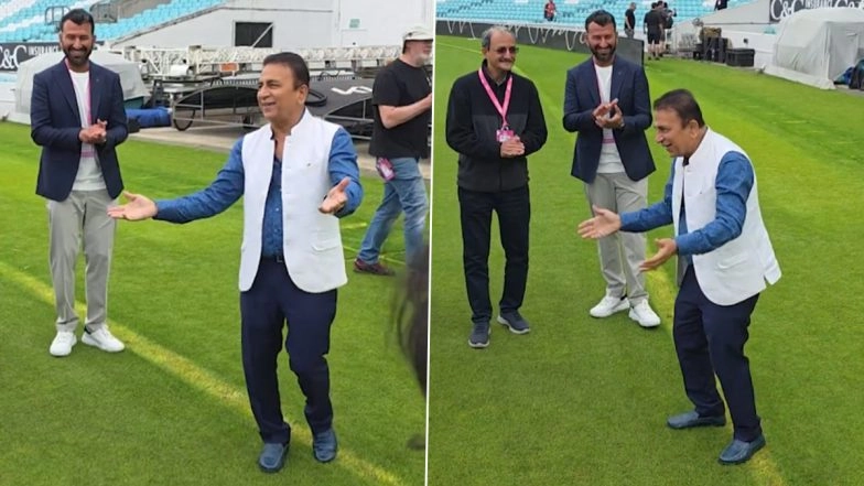 Sunil Gavaskar, Cheteshwar Pujara and Other Commentators Sing 'Mere Desh Ki Dharti' After India Win 5th Test Match to Level Series Against ENG at Oval (Watch Video)