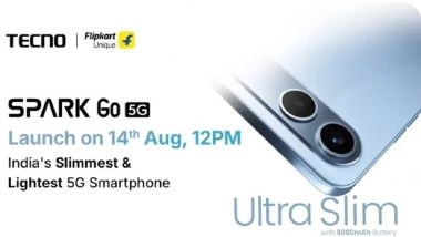 TECNO Spark Go 5G Launch in India Confirmed on August 14, 2025; Check Confirmed Details Here