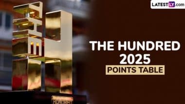 The Hundred 2025 Points Table Updated With Net Run Rate: Southern Brave Rises To Third, Trent Rockets Take Second Place in Standings