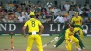 Travis Head Stuns One and All As He Inflicts Bizarre Run Out of Prenelan Subrayen During AUS vs SA 1st ODI 2025 (Watch Video)