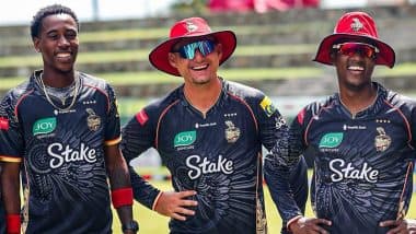 CPL 2025 Live Streaming Online Saint Lucia Kings vs Trinbago Knight Riders: Watch Telecast of Caribbean Premier League Cricket Match on TV and Online