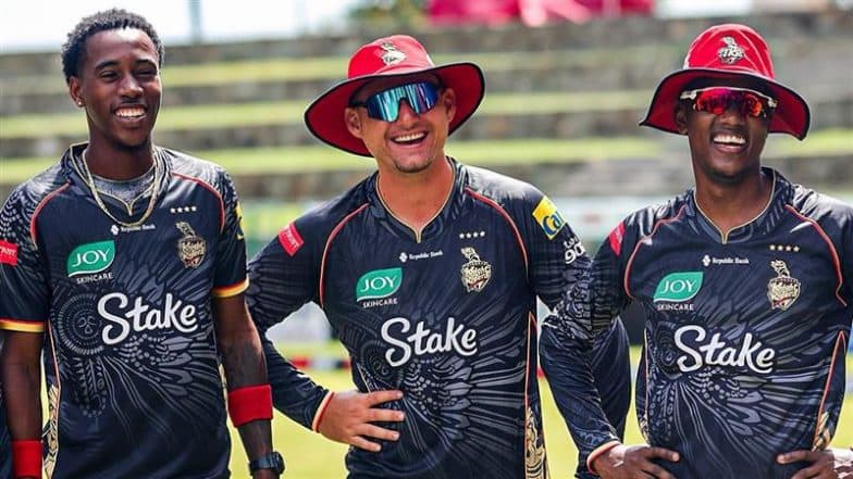 CPL 2025 Live Streaming Online Saint Lucia Kings vs Trinbago Knight Riders: Watch Telecast of Caribbean Premier League Cricket Match on TV and Online