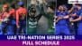 United Arab Emirates T20I Tri-Nation Series 2025 Full Schedule, Free PDF Download Online: Get UAE vs PAK vs AFG Fixtures, Time Table and Match Timings in IST
