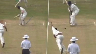 Umran Malik Shines In Buchi Babu Invitational Tournament 2025; Scalps Two Wickets In Opening Spell During Jammu and Kashmir vs Odisha Match (Watch Video)