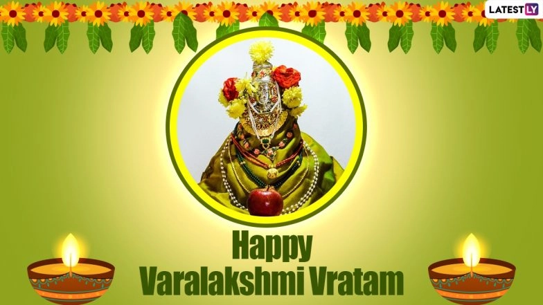 Varalakshmi Vratham 2025 Images &amp; Varamahalakshmi Pooja HD Wallpapers for Free Download Online: Wish Happy Varalakshmi Nombu With Facebook Messages and Greetings