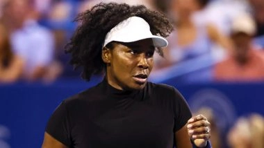 Venus Williams vs Karolina Muchova US Open 2025 Live Streaming Online: Get Live Telecast of Women’s Singles First-Round Tennis Match in India