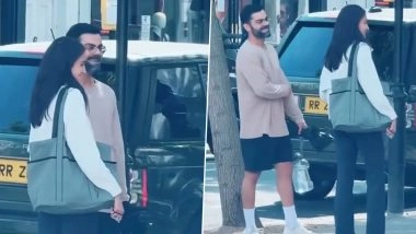 Virat Kohli and Anushka Sharma Spotted Walking on a Street in London, Video of Star Couple Goes Viral