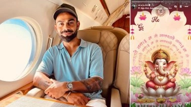 Ganesh Chaturthi 2025: Indian Stalwart Virat Kohli Wishes Fans on Auspicious Occasion (See Instagram Story)