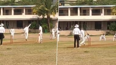 Vinod Kambli’s Brother Virendra Kambli Aka Viru Spotted Playing Cricket, Viral Video Shows Him Bowling With Impressive Action