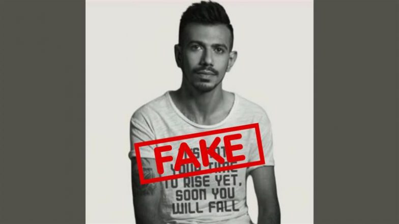Fact Check: Did Yuzvendra Chahal Really Wear 'It's Not Time to Rise Yet...' T-Shirt to Answer Dhanashree Verma's Instagram Story? Here's the Truth