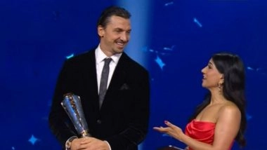 Zlatan Ibrahimovic Receives President's Award 2025, Star Swedish Footballer Handed Honour During UEFA Champions League 2025-26 Draw