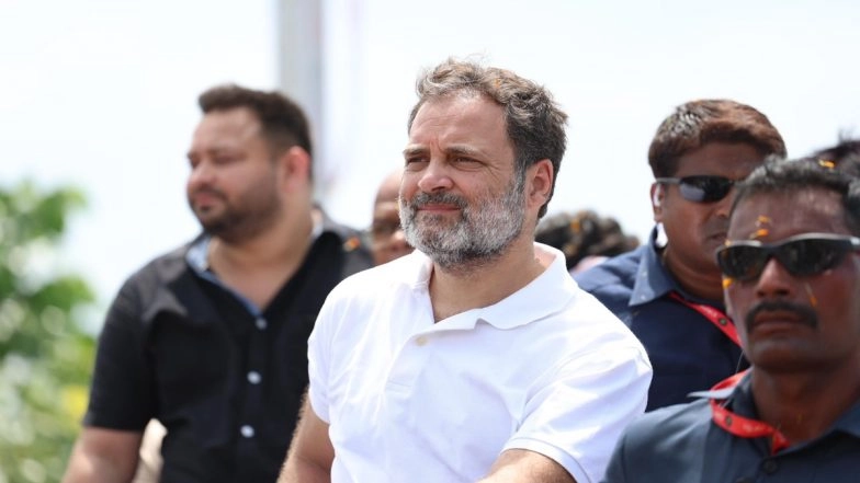 ‘Sab Keh Rahe Hain Voti Chori-Voti Chori’: Congress Leader Rahul Gandhi Says Just Like Bihar, Entire Country Will Resist ‘Election Chori’ (Watch Video)
