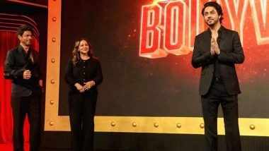 ‘The Ba***ds Of Bollywood’ Trailer Launch: Shah Rukh Khan, Aryan Khan and Gauri Khan Dazzle in Black at Grand Event (Watch Video)