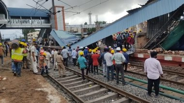 Roof Collapses at Cuttack Railway Station; No Casualties, Train Services Hit (Watch Video)