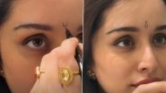 Shraddha Kapoor Impresses Fans with Her Creative 'Self-Made Bindi' Design; Says, 'Jab School Ki Art Class Ka Asli Fayda Samajh Aaye' (View Pics)