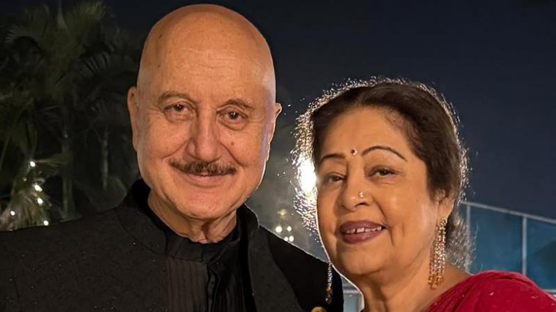 Anupam Kher Celebrates 40th Marriage Anniversary With Wife Kirron Kher, Thanks ‘Outlander’ Actors for Loving Gesture (Watch Video)