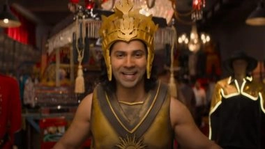 ‘Sunny Sanskari Ki Tulsi Kumari’ Teaser: Varun Dhawan Dresses As Baahubali in Comic Avatar (Watch Video)