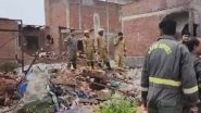 Lucknow Firecracker Factory Blast: 7 Killed, Several Injured in Explosion at Fire Cracker Factory in Uttar Pradesh; Rescue Underway (Watch Videos)