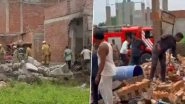 Lucknow Factory Blast: 2 Dead, 5 Injured in Explosion at Fire Cracker Factory in Uttar Pradesh (Watch Videos)
