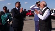 PM Narendra Modi Emplanes for China After Successful Japan Visit, Will Attend Summit in Tianjin (See Pic and Video)