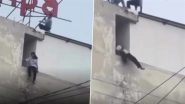 Suicide Bid in Jaipur: NEET Student Tries To Jump off Coaching Terrace in Rajasthan, Rescued on Time (Watch Video)