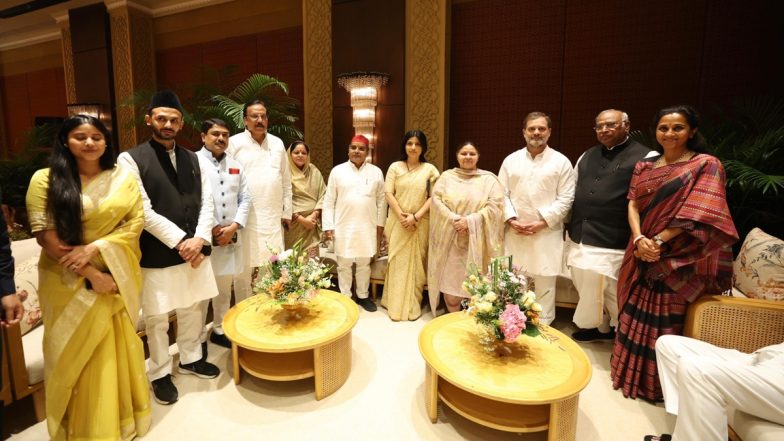 Vice President Election 2025: Mallikarjun Kharge Reaching Out to INDIA Bloc Leaders to Choose Candidate for VP Poll, Meeting to Be Held Soon