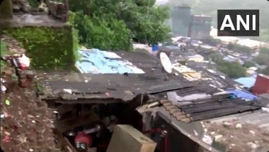Mumbai Landslide: 2 Dead in Landslide After Heavy Rains Trigger Deadly Landslide in Vikhroli; Flights, Trains Delayed (Watch Video)