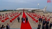 PM Modi in China: PM Narendra Modi Arrives in Tianjin for 2-day Visit to Attend SCO Summit, Receives a Warm Welcome (See Pics and Video)