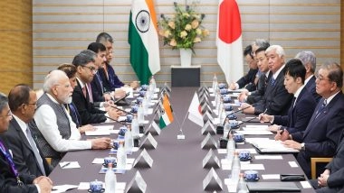 India-Japan Annual Summit 2025: PM Narendra Modi, Japanese Counterpart Shigeru Ishiba Participate in 15th Annual Summit in Tokyo (Watch Videos)