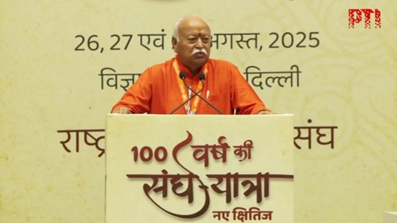 Mohan Bhagwat Underlines the Concept of Hindu Rashtra at RSS Centenary
