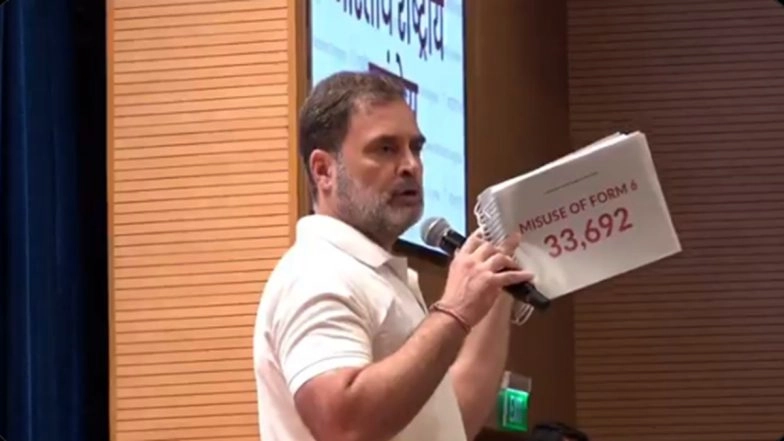 Aditya Srivastava, Voter Cited by Rahul Gandhi to Accuse EC of Electoral Roll Fraud, Rejects Congress Leader’s Claim Amid ‘Vote Chori’ Row (Watch Video)