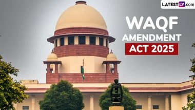 ‘Courts Must Exercise Restraint’: Supreme Court Declines to Order Blanket Stay on Waqf Amendment Act, Grants Limited Interim Relief
