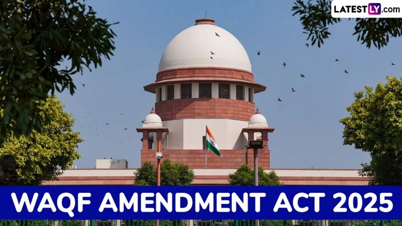 Waqf Amendment Act Hearing: Supreme Court to Pass Interim Order on Stay of Waqf Act 2025 on September 15