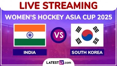 India vs South Korea, Women’s Hockey Asia Cup 2025 Live Streaming Online: Watch Free Telecast of IND vs KOR Super 4’s Hockey Match on TV and Online
