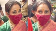 Ganesh Chaturthi 2025: TMKOC&rsquo;s Disha Vakani Aka Dayaben Makes Rare Appearance at Mumbai&rsquo;s Iconic Lalbaugcha Raja, Actress Hides Her Face With Mask (Watch Video)