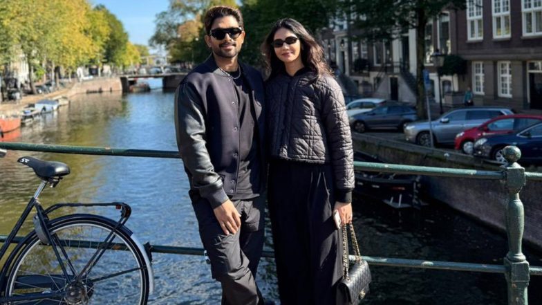 ‘Happy Birthday Cutie’: Allu Arjun Pens Adorable Birthday Wish for His Wife Sneha Reddy (See Post)