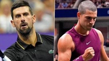 Novak Djokovic vs Carlos Alcaraz Head-to-Head Record: Ahead of the US Open 2025 Men's Singles Semi Final, A Look at Who Dominates This Rivalry