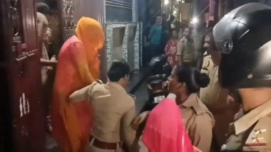 Sex Racket Busted in Ayodhya: UP Police Bust Prostitution Ring Operating From Private Guest House, Owner Ganesh Agarwal and 11 Women Arrested (Video)