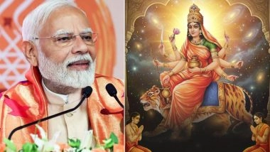 PM Narendra Modi Extends Greetings on 4th Day of Shardiya Navratri; ‘May Devi Maa Infuse Positivity Into Everyone’s Life’